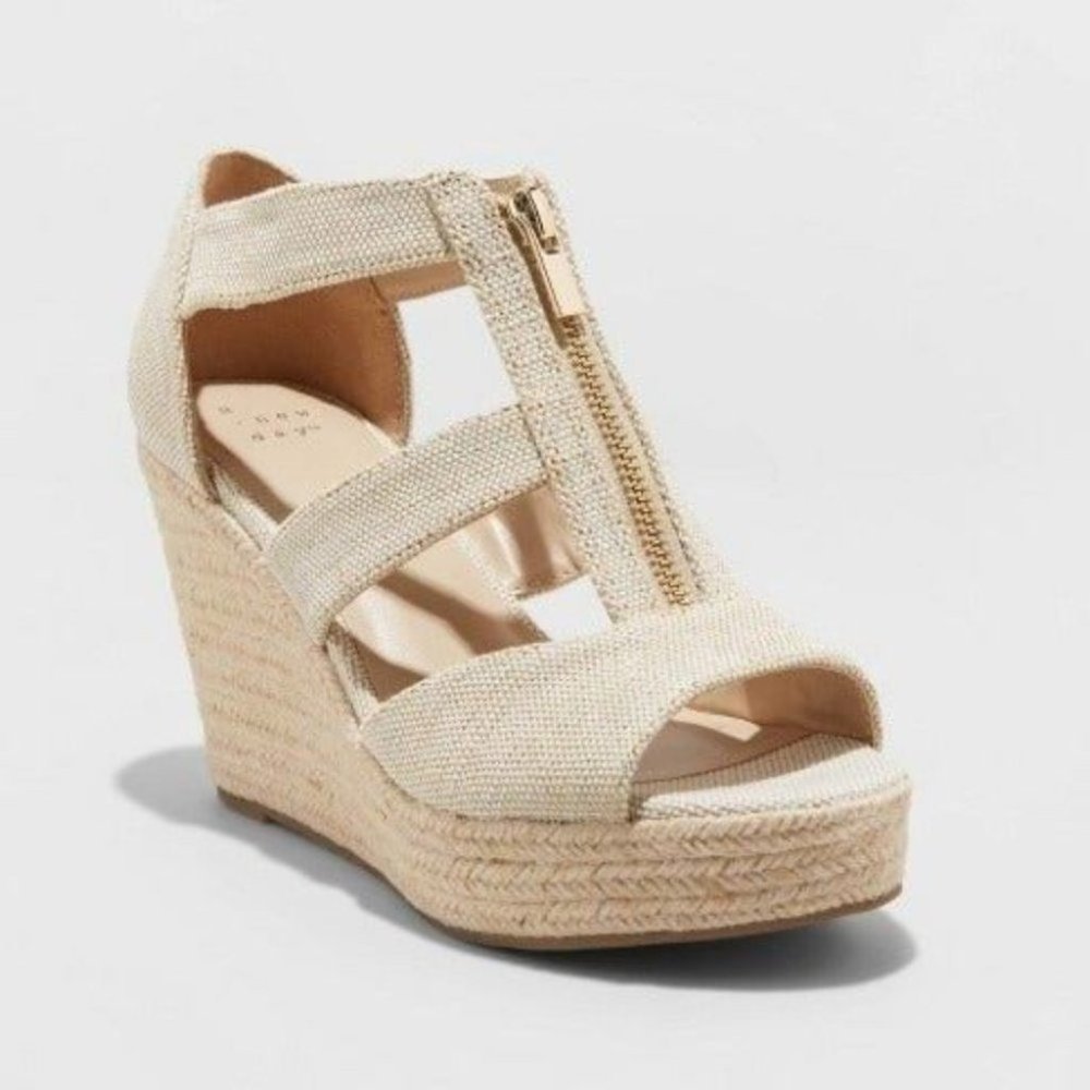 A New Day Carla Platform Espadrille Wedge Pumps 11